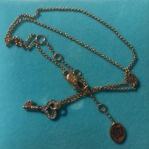 Juicy Couture Gold tone necklace